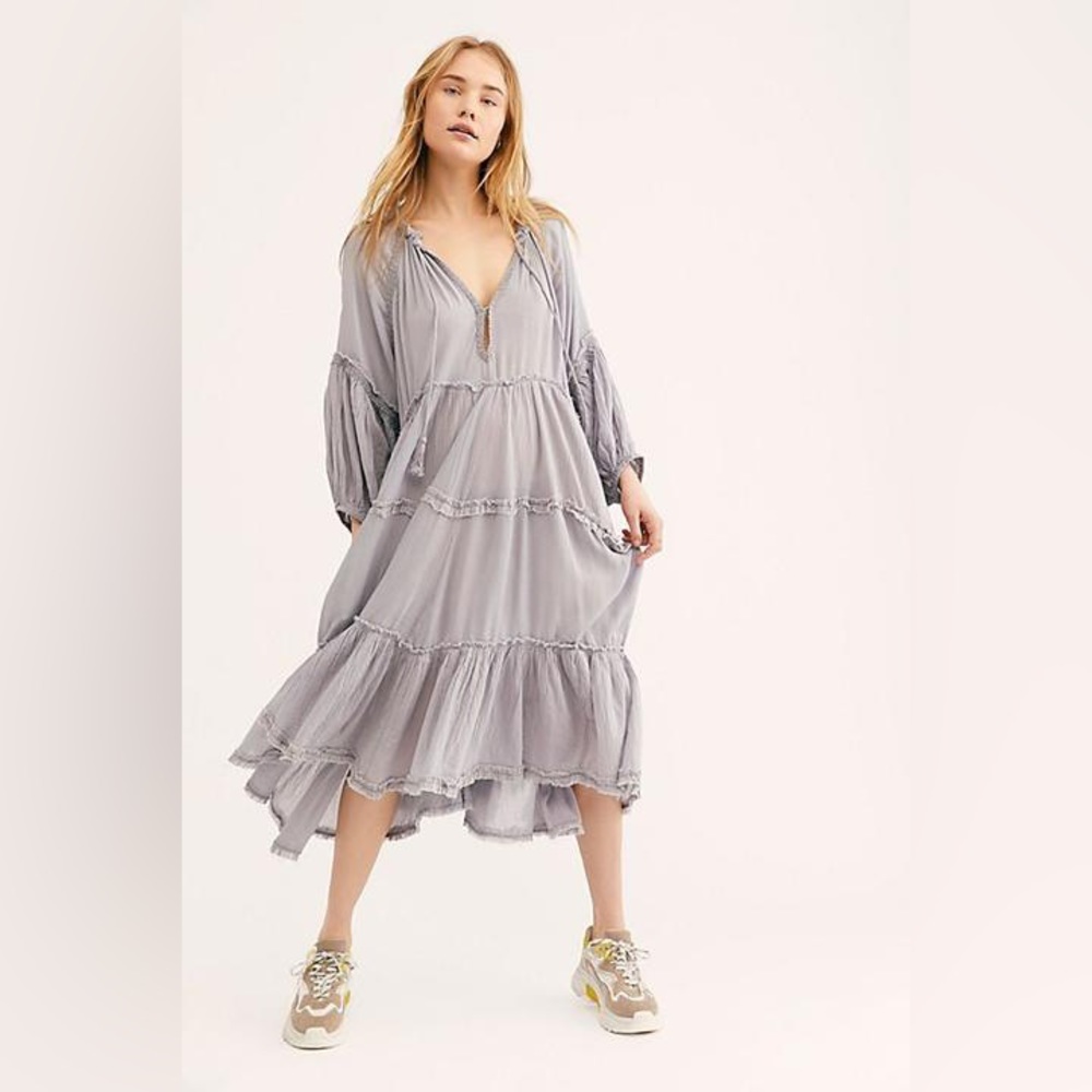 FREE PEOPLE IN THE MOMENT DUSTY BLUE